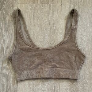 Zara Brown Crop Top